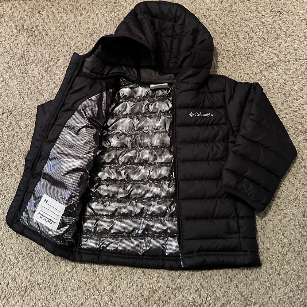 Boys Columbia Powder Lite Hooded Jacket